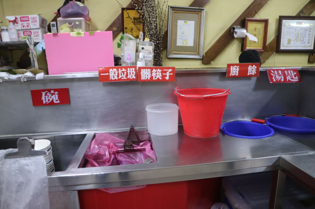 內用點餐流程步驟 3：回收餐具